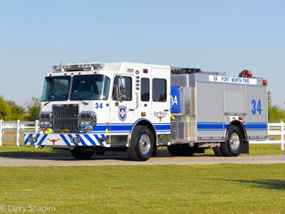 Fort Worth Fire Department Engine 34 Spartan Rosenbauer General